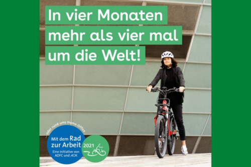 ADFC - In vier Monaten mehr als viermal um die Welt!