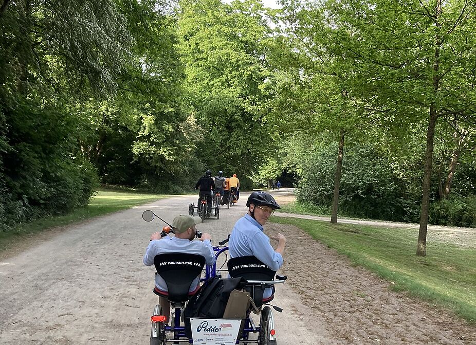 Radtour im Bürgerpark