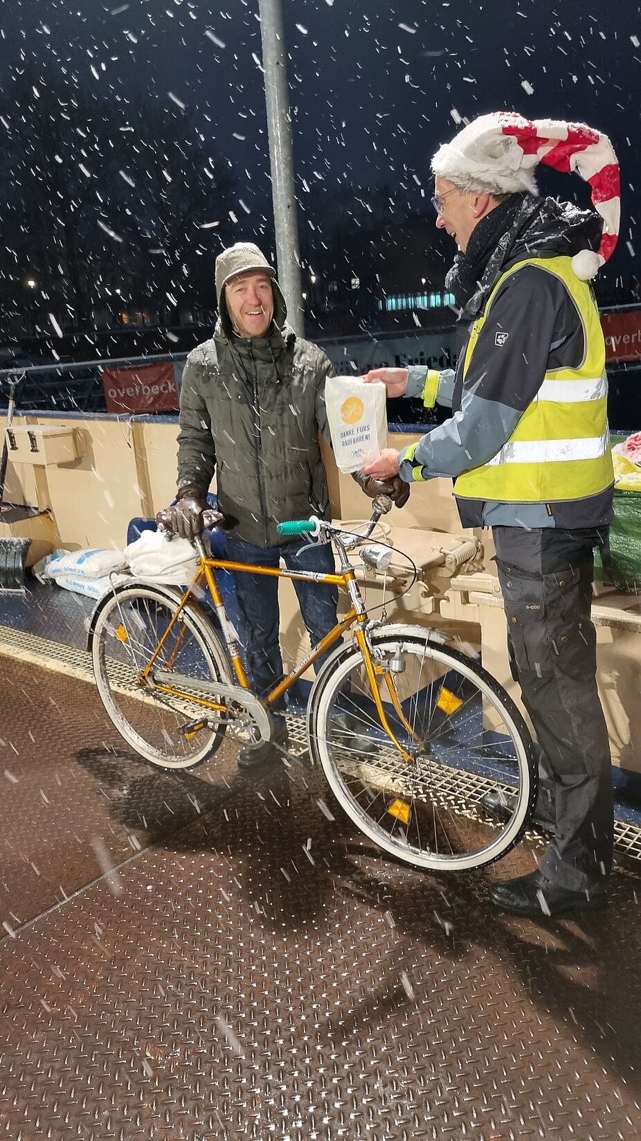 Morgens auf der Fähre Lemwerder 2