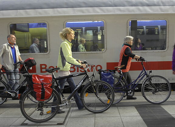 Fahrradmitnahme in der Bahn
